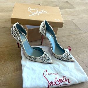 Selling my beautiful Christian Louboutin wedding shoes.